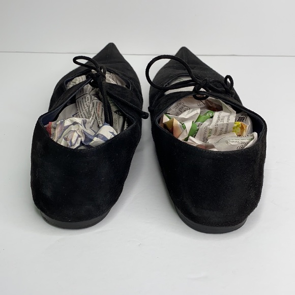 Old Celine Paris black suede pointed toe ballet flats - Picture 5 of 9
